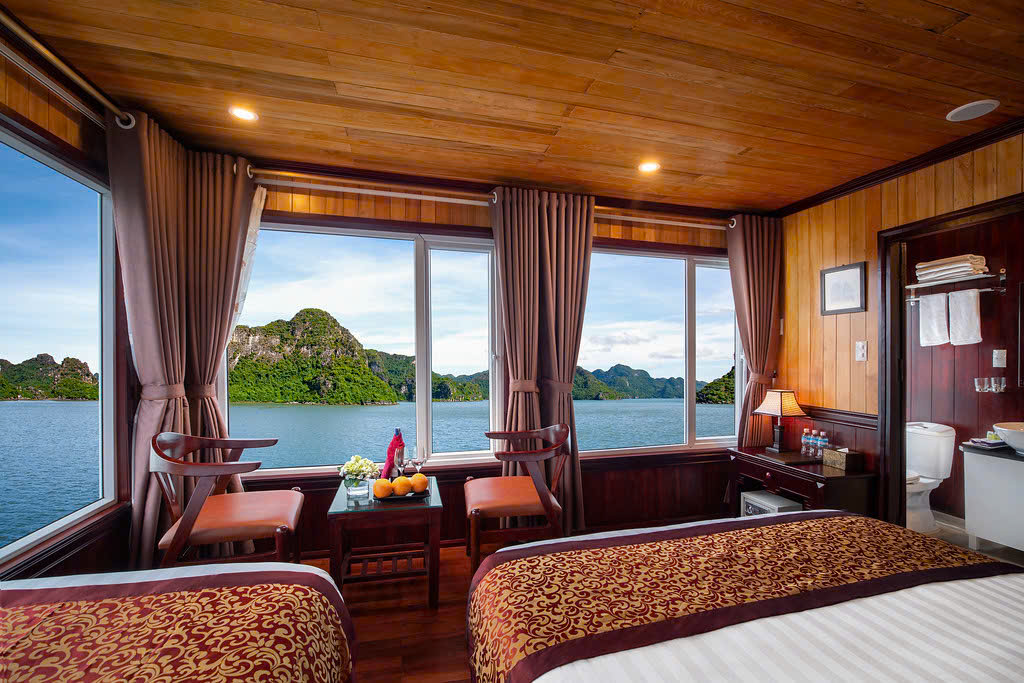 Lavender Elegend Halong Overnight Cruise Du thuyền 4 sao Lavender Hạ Long 2n1d, 3n2d