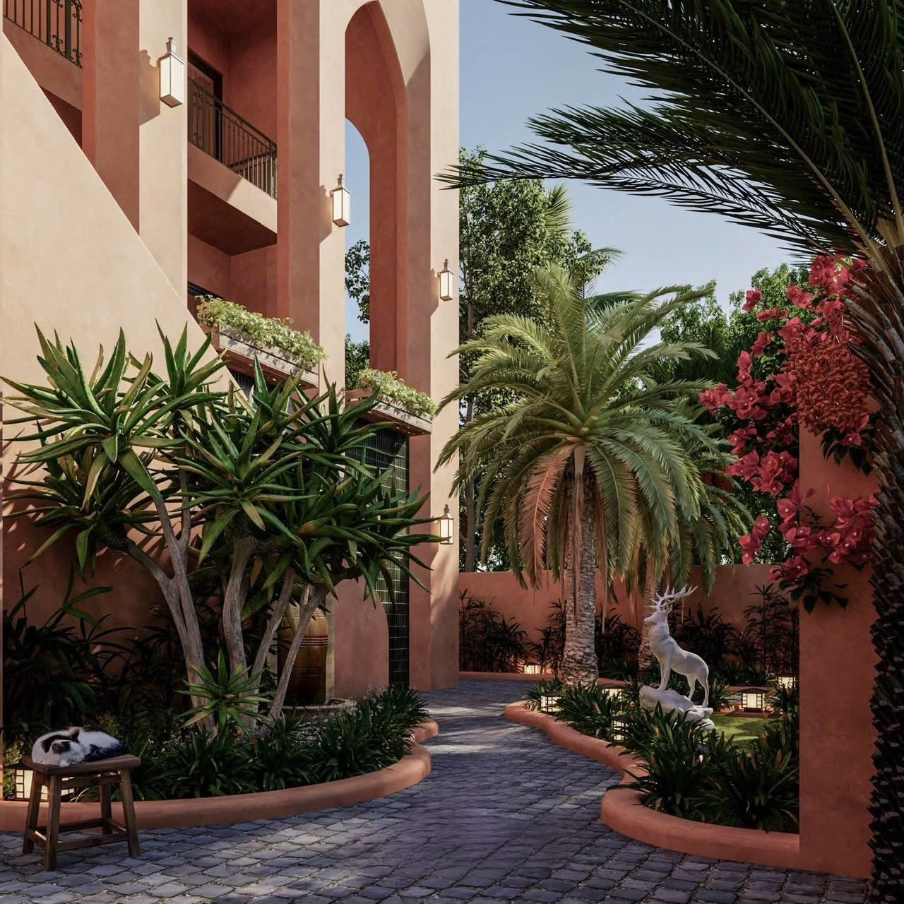 Pallazo Villa - Villa 7PN bể bơi riêng Monaco bãi Cháypalla