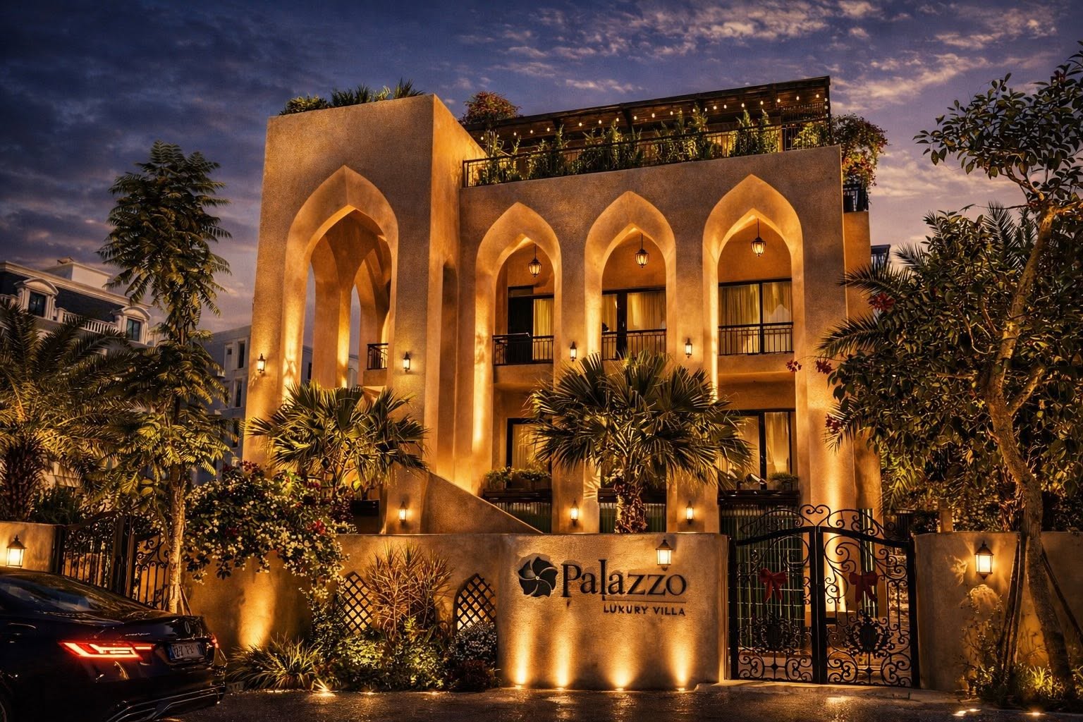 Pallazo Villa - Villa 7PN bể bơi riêng Monaco bãi Cháy