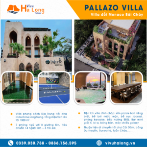 PALLAZO VILLA - Villa 7 PN View toàn cảnh đẳng cấp nhất Hạ Long