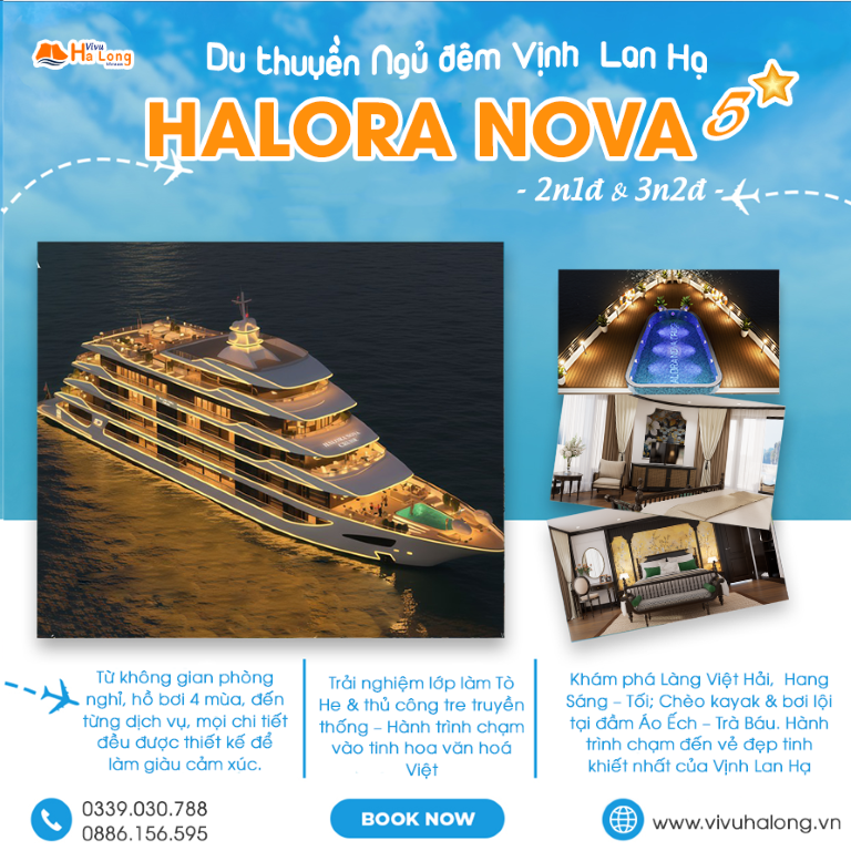 Halora Nova Cruise - Lan Hạ Over Night Cruise