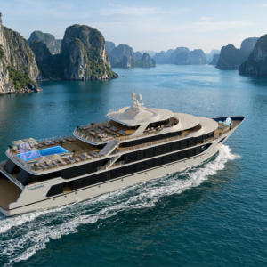 Sea Octopus President Cruise - Du thuyền 5 sao Vịnh Hạ Long tour sáng & tối