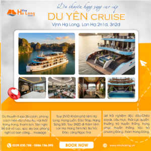 Hạ Long, Lan Ha Overnight 5,6 star cruise: 2n1d, 3n2d