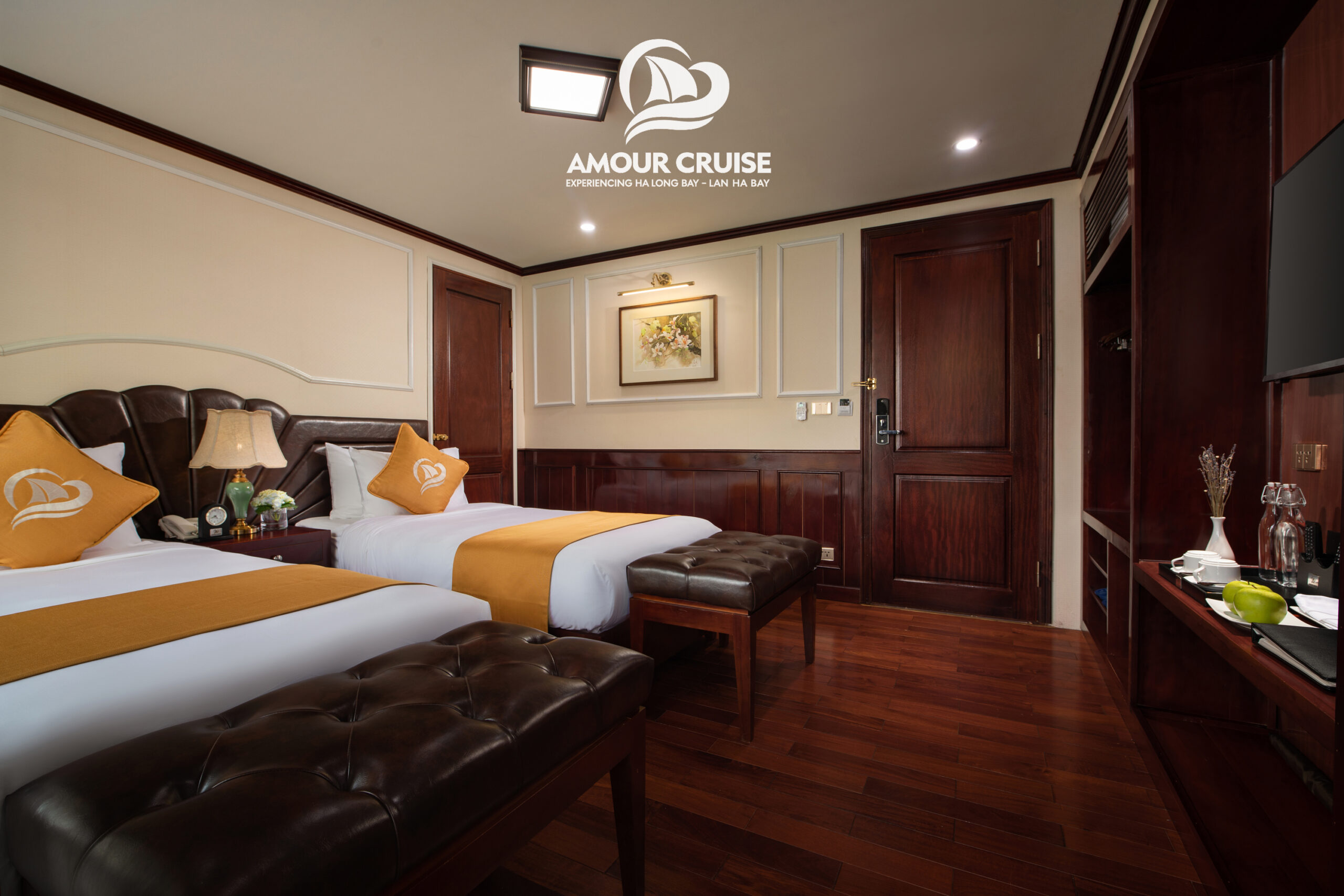 Amour Cruise ngủ đêm Hạ Long Lan Hạ Amour Cruise - Du thuyền 5 sao tour Vịnh Lan Hạ 2n1d, 3n2d