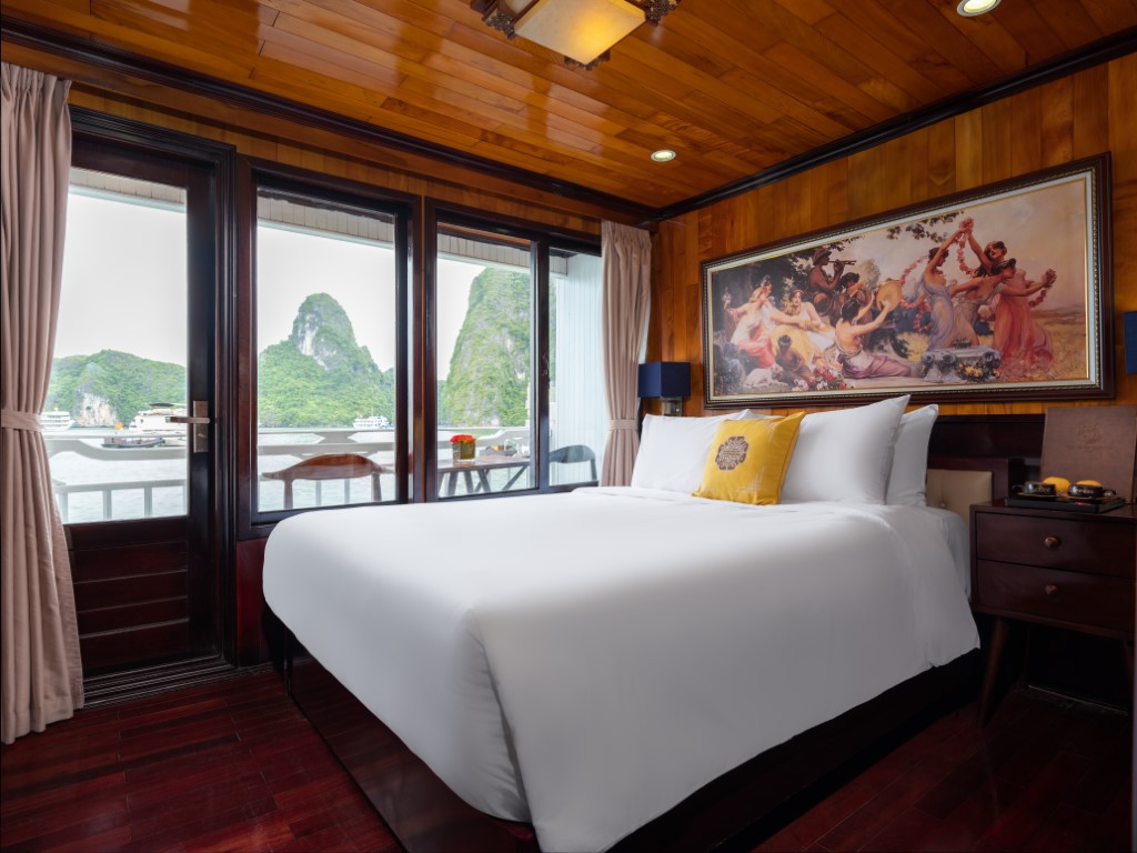 Đặt tour tàu 4 sao Vịnh Hạ Long, Lan Hạ 2n1d, 3n2d Hera Boutique