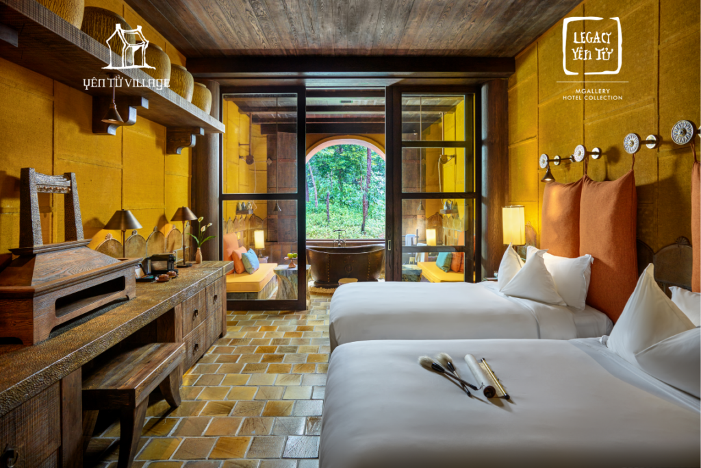 Phòng nghỉ view đồi Legacy Yên Tử, Quảng Ninh