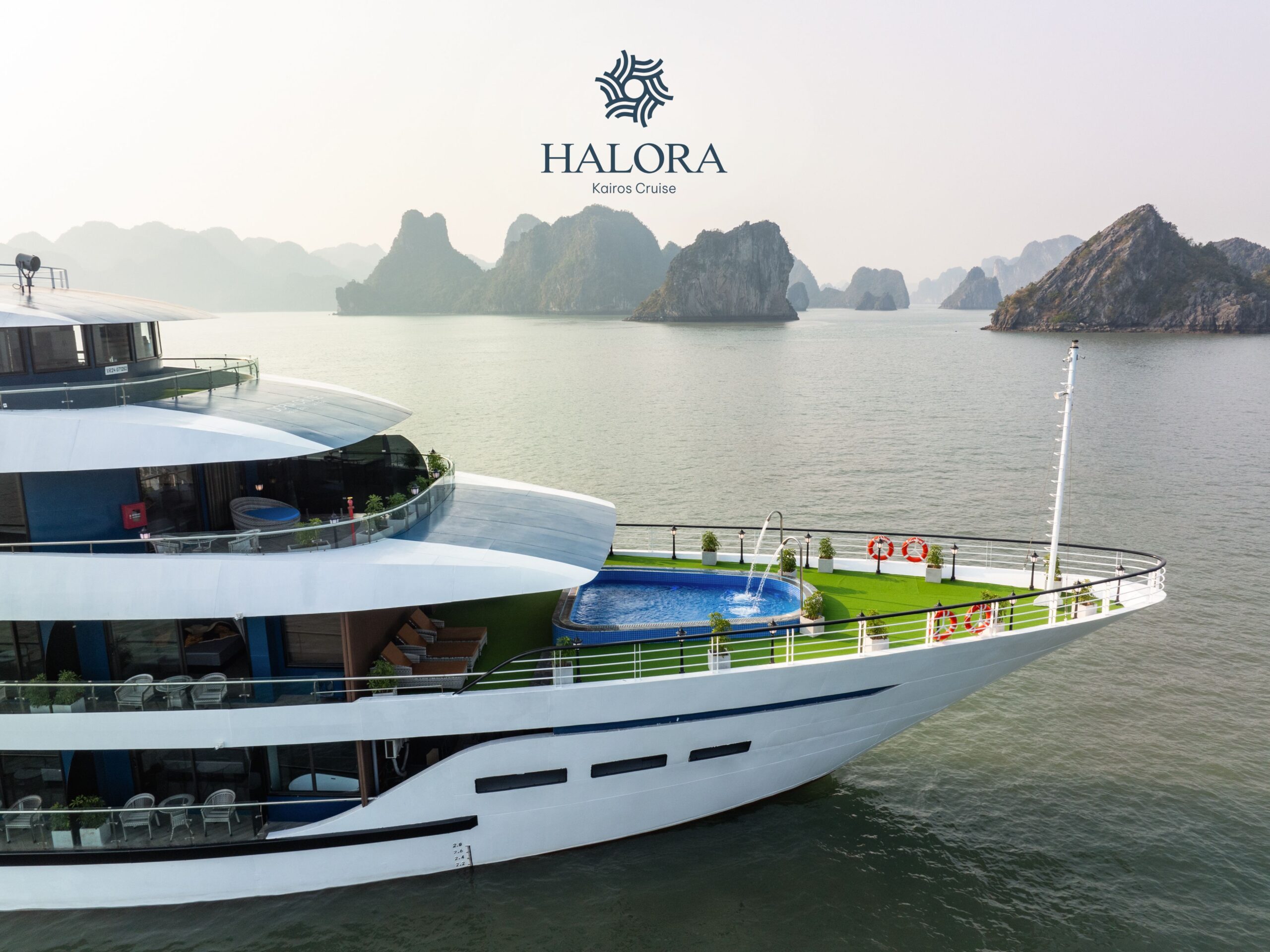 Halora Kairos Cruise Overniht Lan Ha Bay Tour Du thuyền Lan Hạ 5 sao 2n1d, 3n2d: Halora Kairos