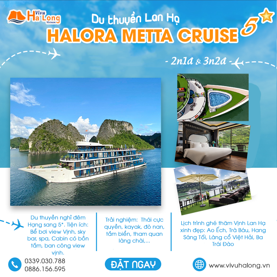 Halora Metta 5star Cruise Lan Ha Bay, Indiant