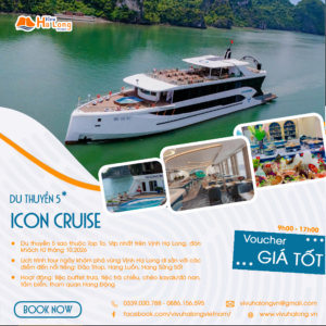 Icon Cruise - Top Luxury Cruise Tour Vịnh Hạ Long 1 ngày