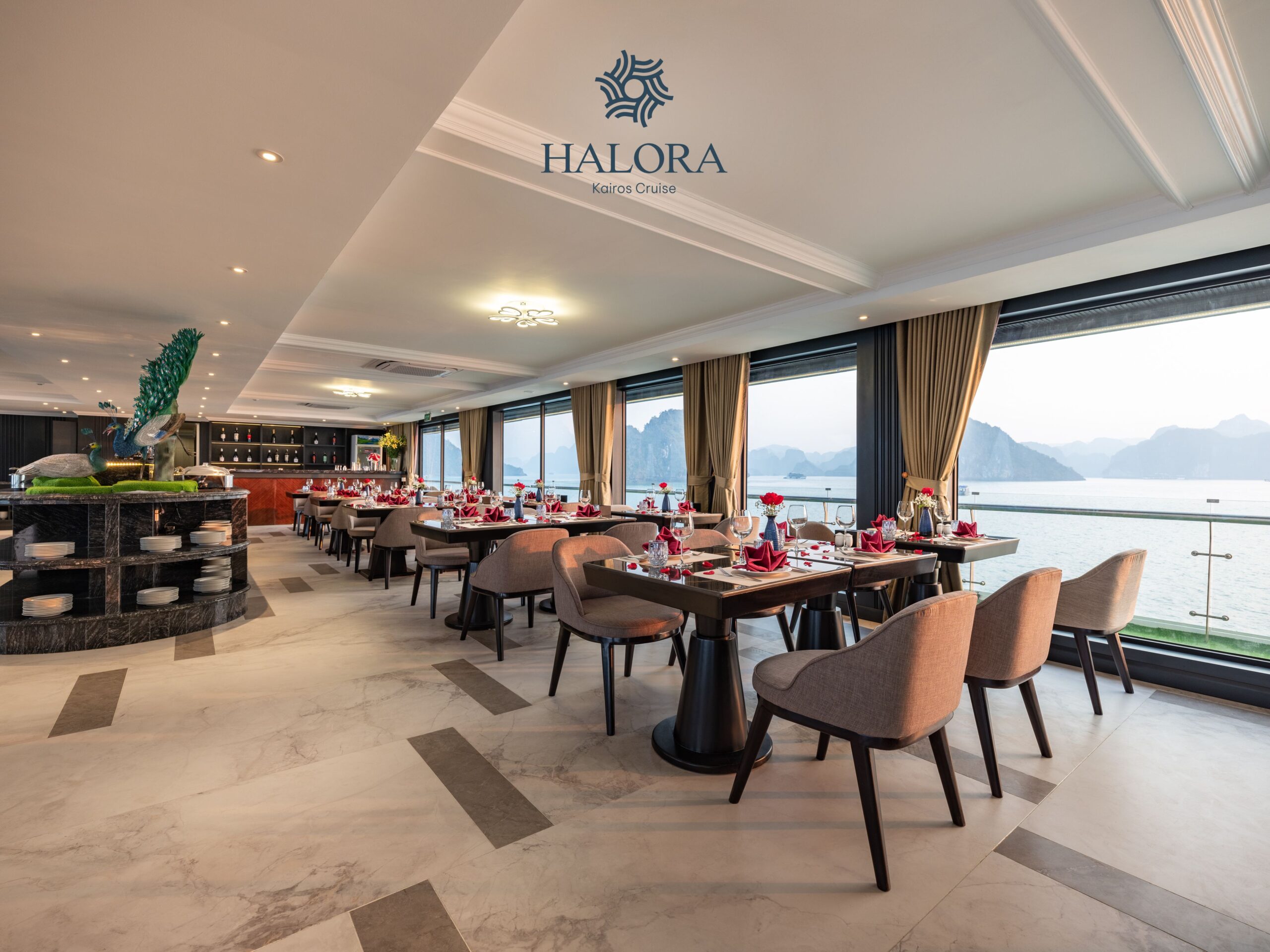 Halora Kairos Cruise Overniht Lan Ha Bay Tour Du thuyền Lan Hạ 5 sao 2n1d, 3n2d: Halora Kairos