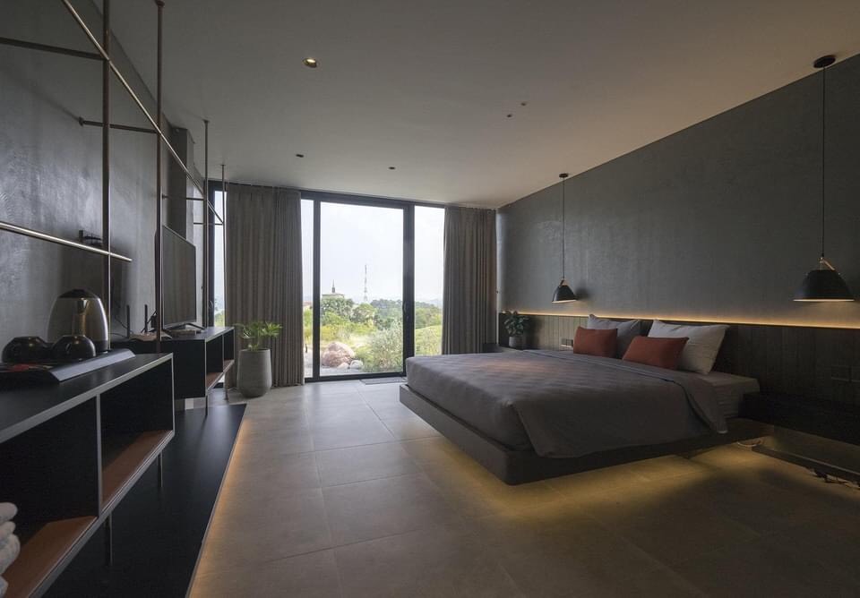 S Hill Villa - villa bể bơi vô cực trung tâm đảo Tuần Châu, Quảng Ninh S Hill Villa, Villa 6 phòng ngủ view vịnh, bãi biển, bể bơi riêng, sân vườn