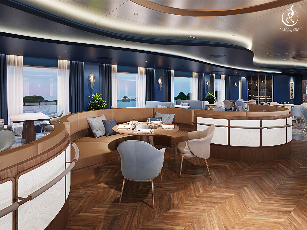 Athena Premium 6 star cruise Halong Bai Tu Long Bay Tour Du thuyền ngủ đêm Vịnh Hạ Long, bái Tử Long 2n1d, 3n2d: Athena Premium