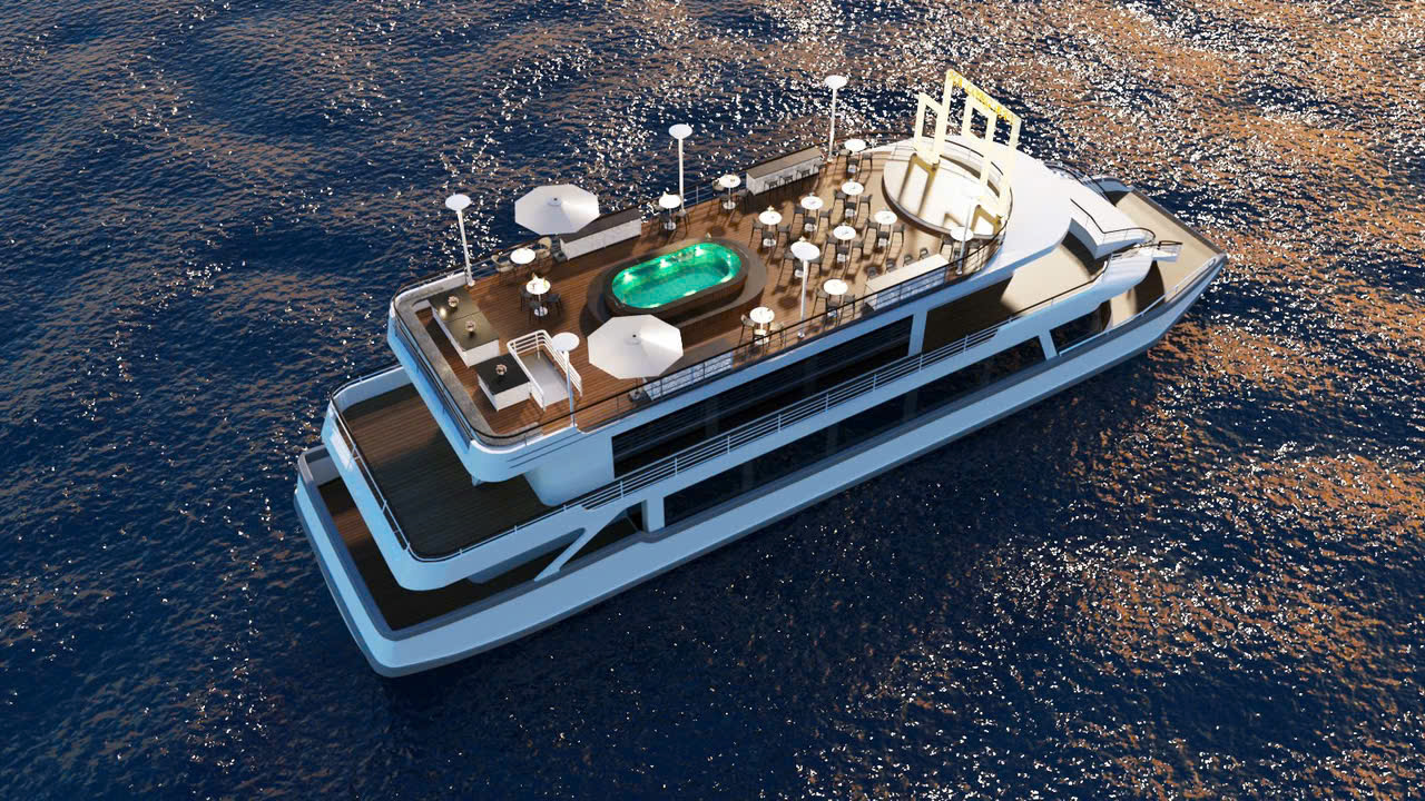 Halora Odyssea Lan Ha Bay 5 star cruise Tour Vịnh Lan Hạ 1 ngày, Du thuyền 5 sao Halora Odyssea