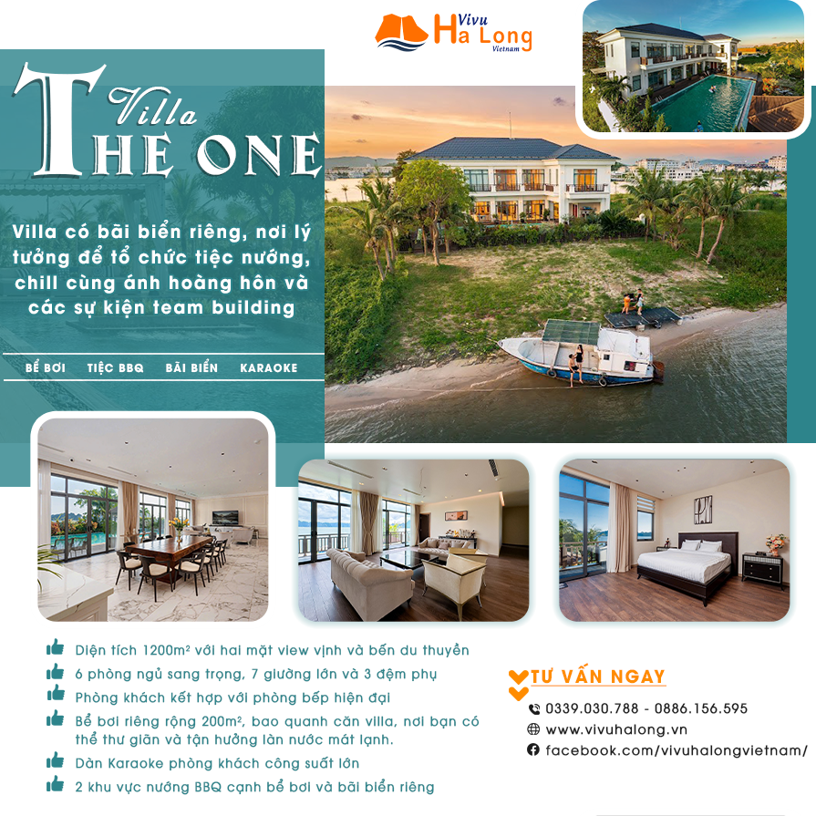 The One Villa 6PN đảo Tuần Châu, Quảng Ninh