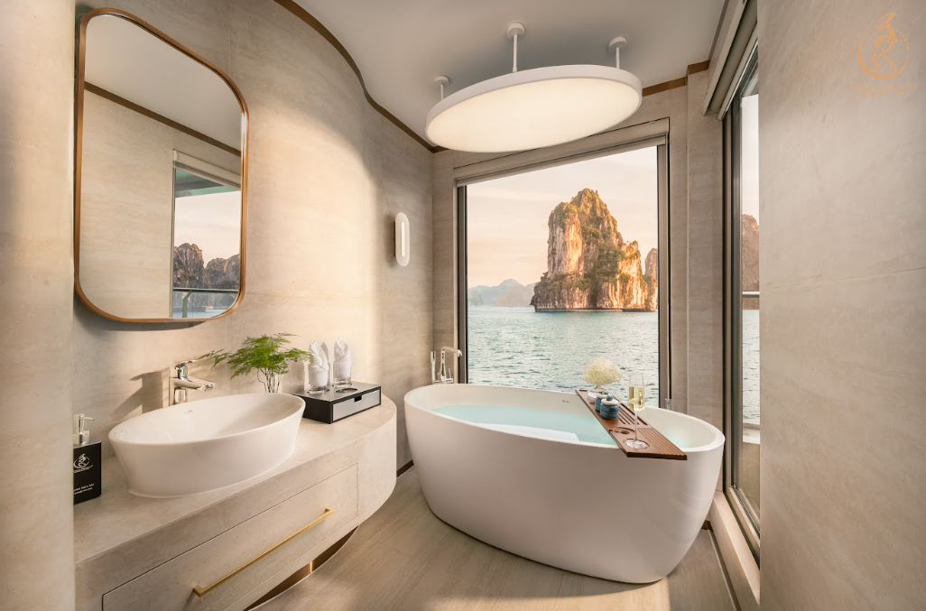 executive balcony 4 Tour Du thuyền ngủ đêm Vịnh Hạ Long, bái Tử Long 2n1d, 3n2d: Athena Premium