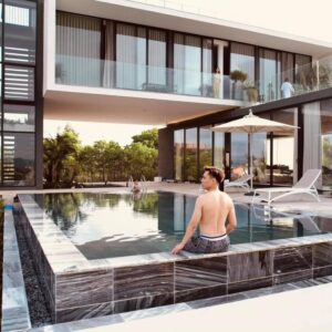 S Hill Villa, Villa 6 phòng ngủ view vịnh, bãi biển, bể bơi riêng, sân vườn