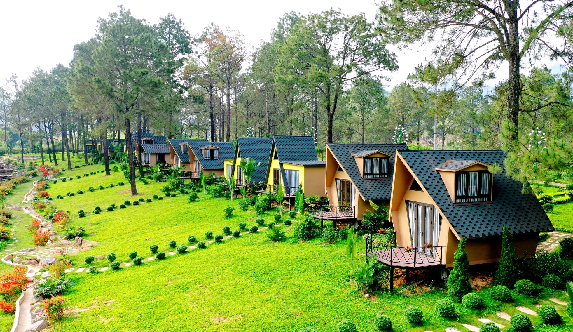 Mai Châu, Mộc Châu, Cầu kính Bạch Long 3n2d